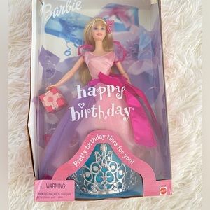 Barbie Happy Birthday Doll with Tiara for you Mattel Barbie Doll